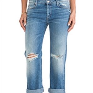 MOTHER Denim Pretender Crop & Roll (size 27)